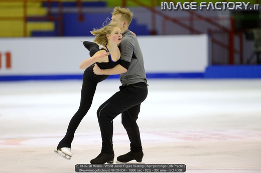2013-02-26 Milano - World Junior Figure Skating Championships 006 Practice